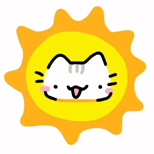 🌞 Эмодзи «Котята» для Telegram