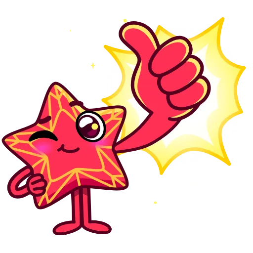 👍 Эмодзи «Кремлёвская звезда» для Telegram