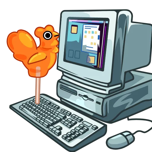 ⌨ Эмодзи «Крендель» для Telegram