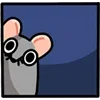 😦 Эмодзи «Крыска Крис» для Telegram