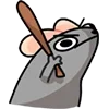 😠 Эмодзи «Крыска Крис» для Telegram