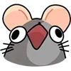 😮 Эмодзи «Крыска Крис» для Telegram