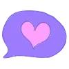 💜 Эмодзи «Буквы, иконки, сердечки» для Telegram