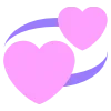 💜 Эмодзи «Буквы, иконки, сердечки» для Telegram