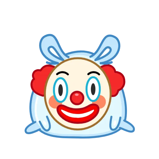 🤡 Эмодзи «Кроль - анимированные смайлы с кроликом» для Telegram