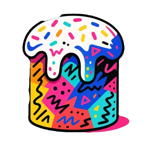 🫥 Стикер «Kulichi AI» для Telegram
