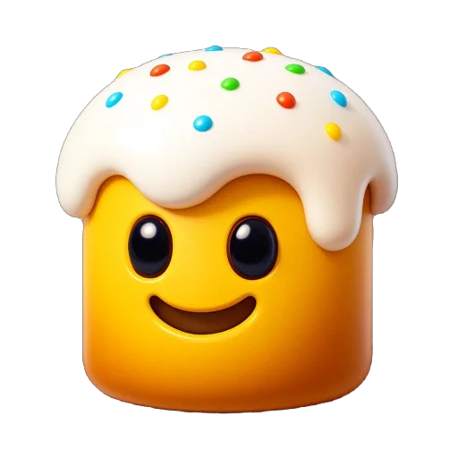 🫥 Стикер «Kulichi AI» для Telegram