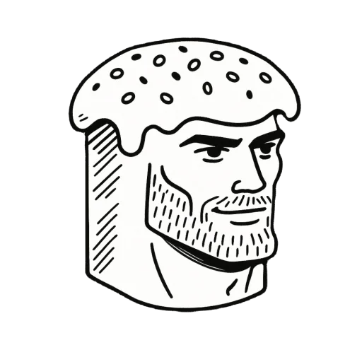 🫥 Стикер «Kulichi AI» для Telegram