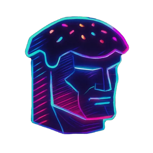 🫥 Стикер «Kulichi AI» для Telegram