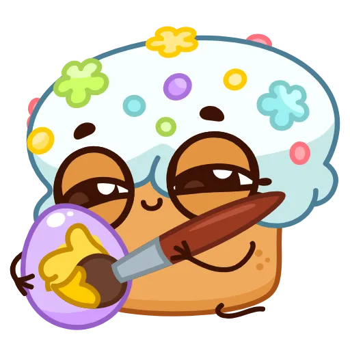 👍 Эмодзи «Kulichik -» для Telegram