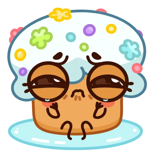 😭 Эмодзи «Kulichik -» для Telegram