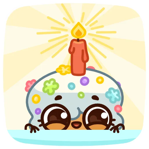 🎂 Эмодзи «Kulichik -» для Telegram