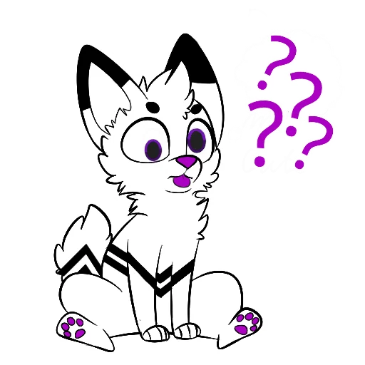 ❔ Стикер «Kuro» для Telegram