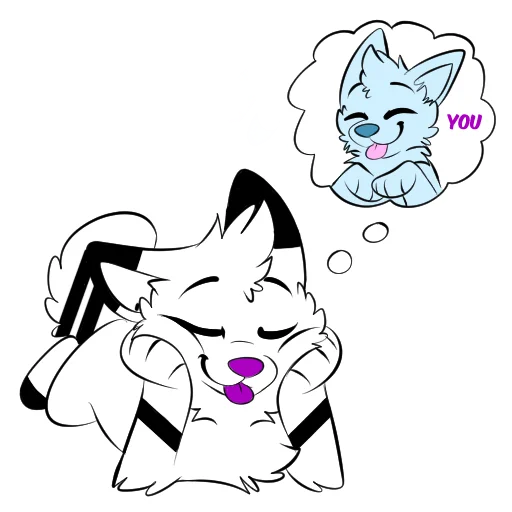 🙂 Стикер «Kuro» для Telegram