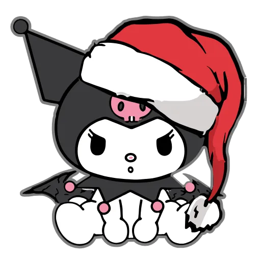 😊 Эмодзи «Kuromi Xmas ×» для Telegram
