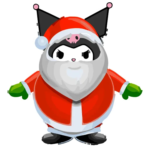 😀 Эмодзи «Kuromi Xmas ×» для Telegram