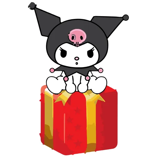 ☺️ Эмодзи «Kuromi Xmas ×» для Telegram