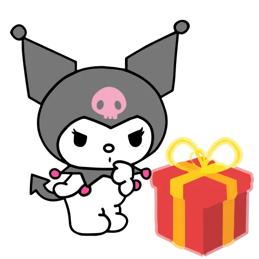 🤪 Эмодзи «Kuromi Xmas ×» для Telegram