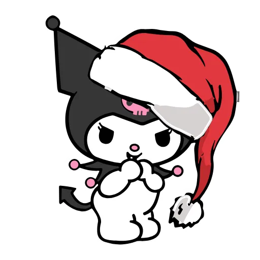 😉 Эмодзи «Kuromi Xmas ×» для Telegram