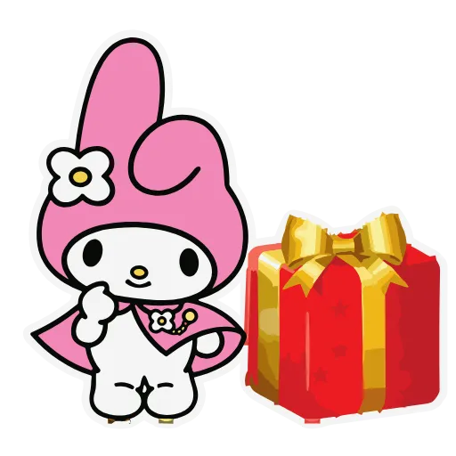 😉 Эмодзи «Kuromi Xmas ×» для Telegram