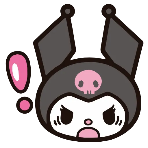 ❗️ Эмодзи «Kuromi» для Telegram