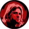 🟥 Эмодзи «Kurt Cobain Png» для Telegram