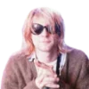 🙂 Эмодзи «Kurt Cobain Png» для Telegram