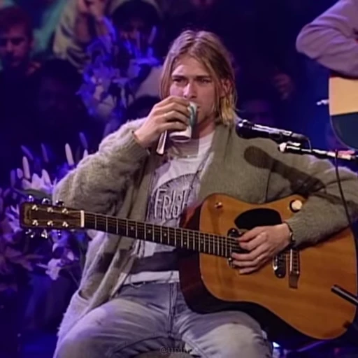 🎸 Стикер «Kurt Cobain» для Telegram