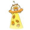 🛸 Эмодзи «Hamsters» для Telegram