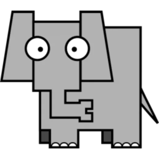 Стикерпак Квадротные Square animals для Telegram — скачать