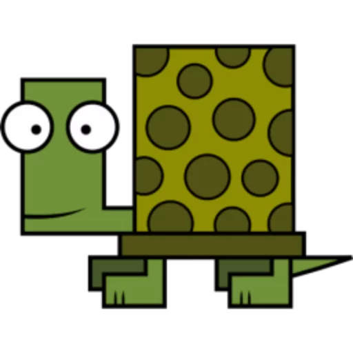 🐢 Стикер «Квадротные Square animals» для Telegram