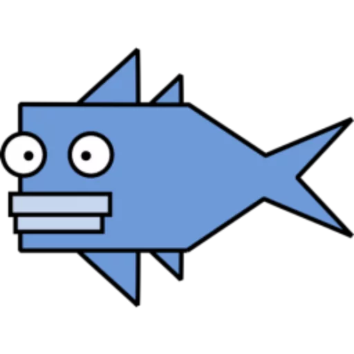 🐟 Стикер «Квадротные Square animals» для Telegram