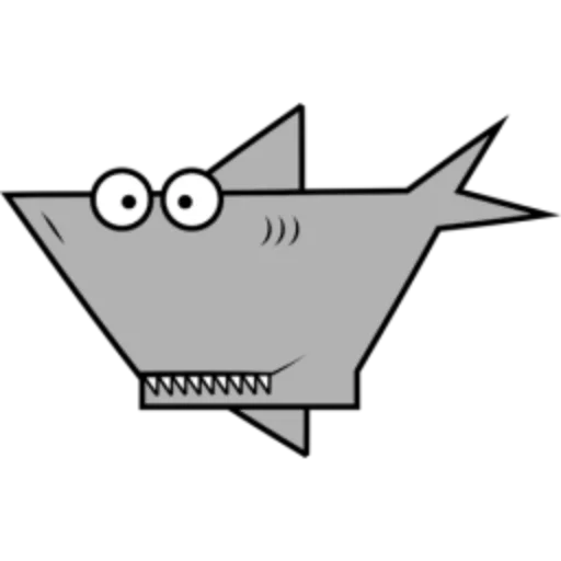🦈 Стикер «Квадротные Square animals» для Telegram