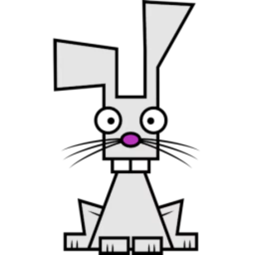 🐰 Стикер «Квадротные Square animals» для Telegram