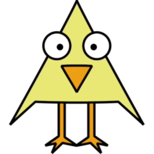 🐥 Стикер «Квадротные Square animals» для Telegram