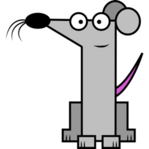 🐀 Стикер «Квадротные Square animals» для Telegram