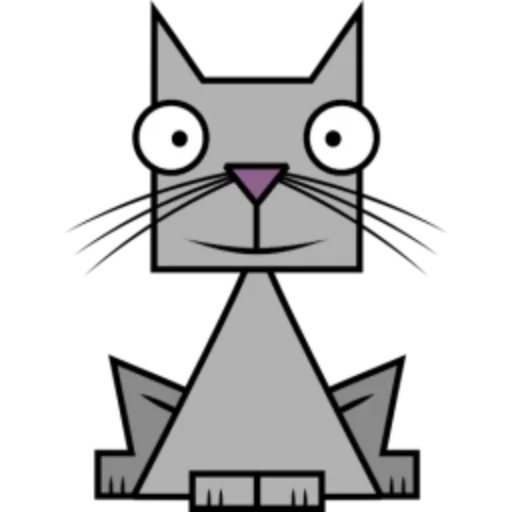 🐈 Стикер «Квадротные Square animals» для Telegram