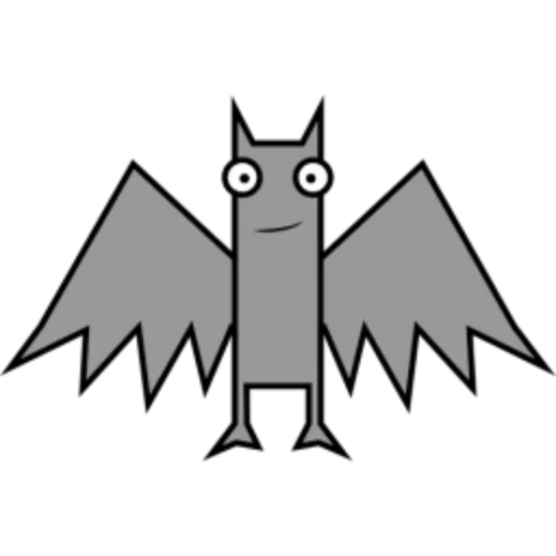 🦇 Стикер «Квадротные Square animals» для Telegram