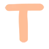 🍑 Эмодзи «Персиковые буквы» для Telegram