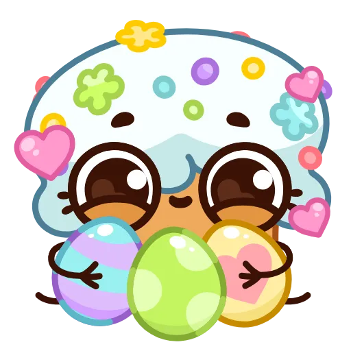 ☺️ Эмодзи «Куличик К Пасхе» для Telegram
