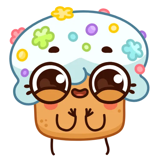 ☺️ Эмодзи «Куличик К Пасхе» для Telegram