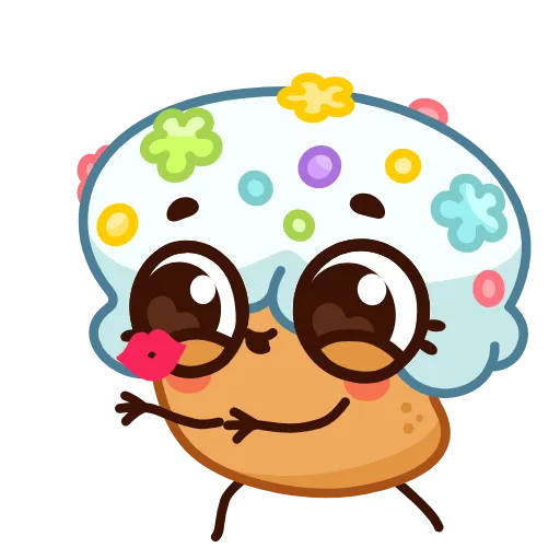 😘 Эмодзи «Куличик К Пасхе» для Telegram