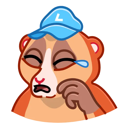 😢 Эмодзи «Loris -» для Telegram
