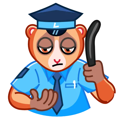 👮‍♀ Эмодзи «Loris -» для Telegram