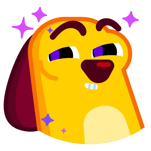 😉 Эмодзи «Lil' Pup -» для Telegram