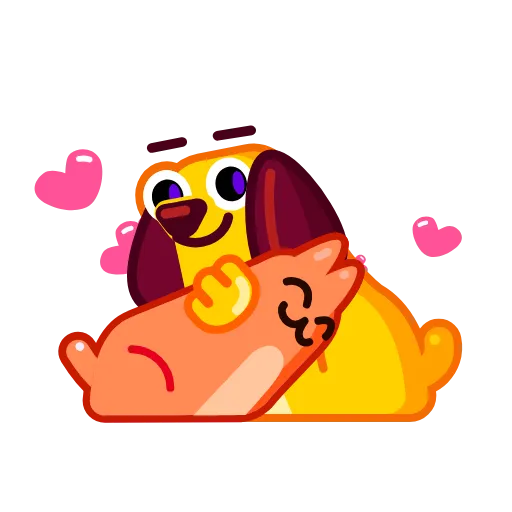🤗 Эмодзи «Lil' Pup -» для Telegram