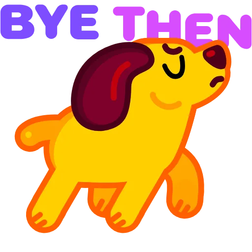 😒 Эмодзи «Lil' Pup -» для Telegram