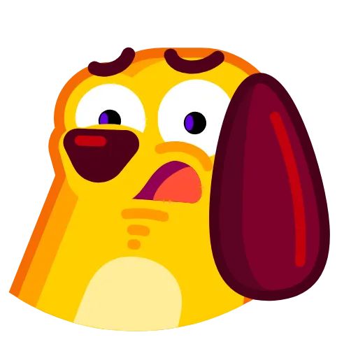 😱 Эмодзи «Lil' Pup -» для Telegram