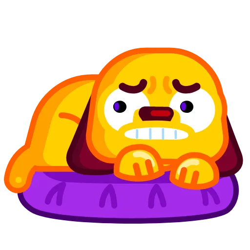 😱 Эмодзи «Lil' Pup -» для Telegram