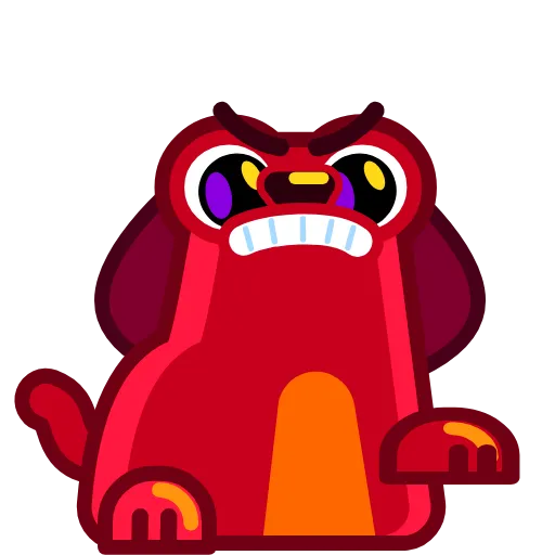 😡 Эмодзи «Lil' Pup -» для Telegram